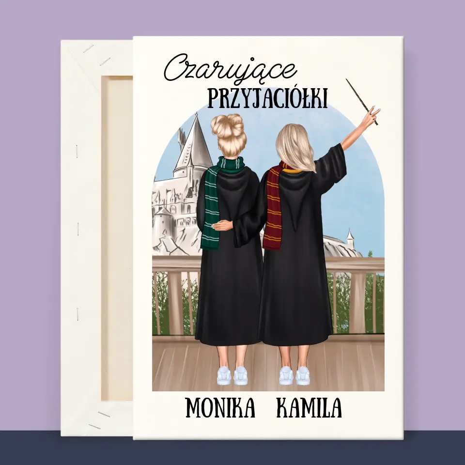 Kreator Postaci: Czarujące Przyjaciółki - Wydruk Obramowany - Image 12