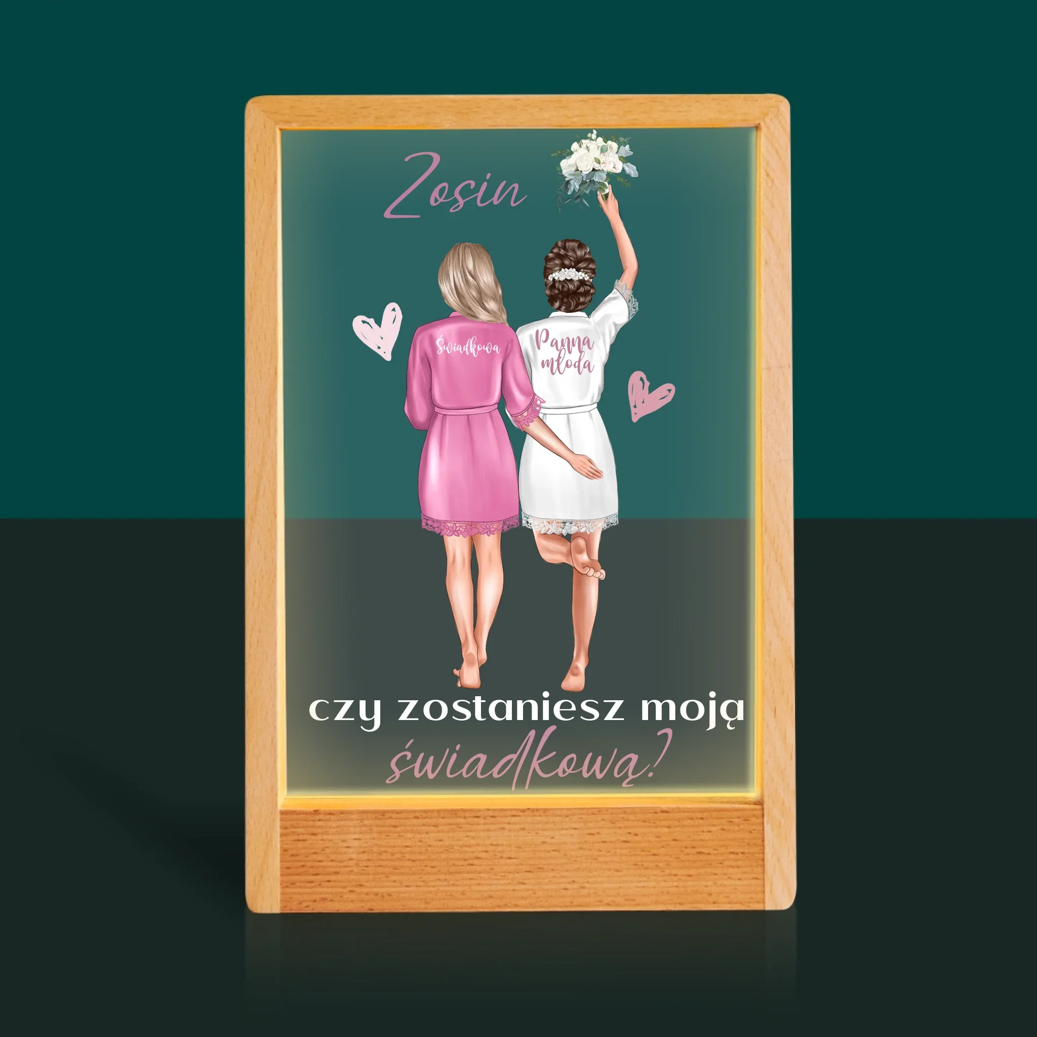 Kreator Postaci: Czy Zostaniesz Moją Świadkową - Wydruk Na Szkle Akrylowym - Image 10