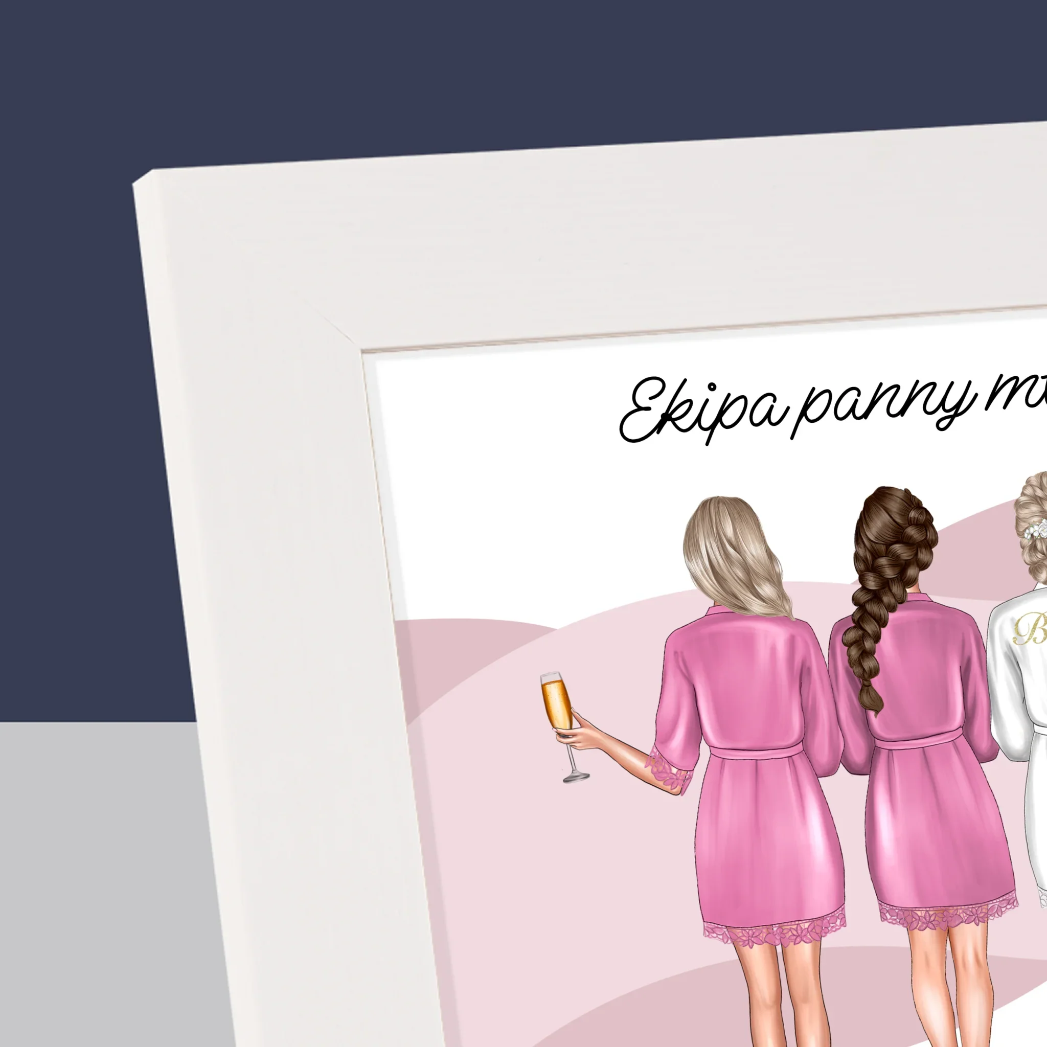 Kreator Postaci: Ekipa Panny Młodej - Ramka Na Zdjęcie - Image 4