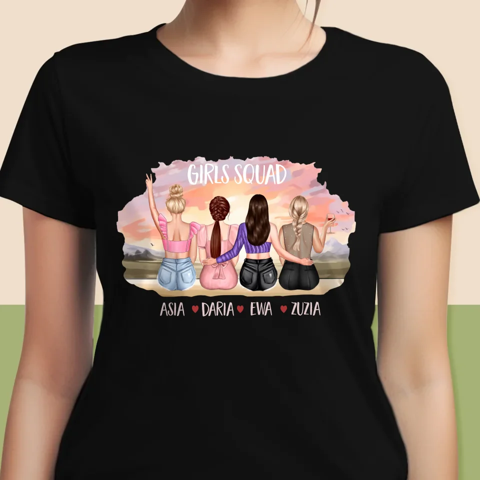 Kreator Postaci: Girls Squad - Koszulka Damska z Nadrukiem - Image 6