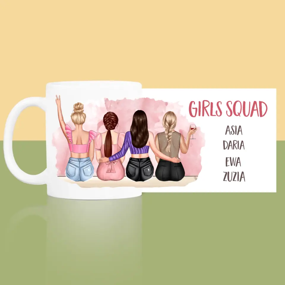 Kreator Postaci: Girls Squad - Kubek z Nadrukiem - Image 3