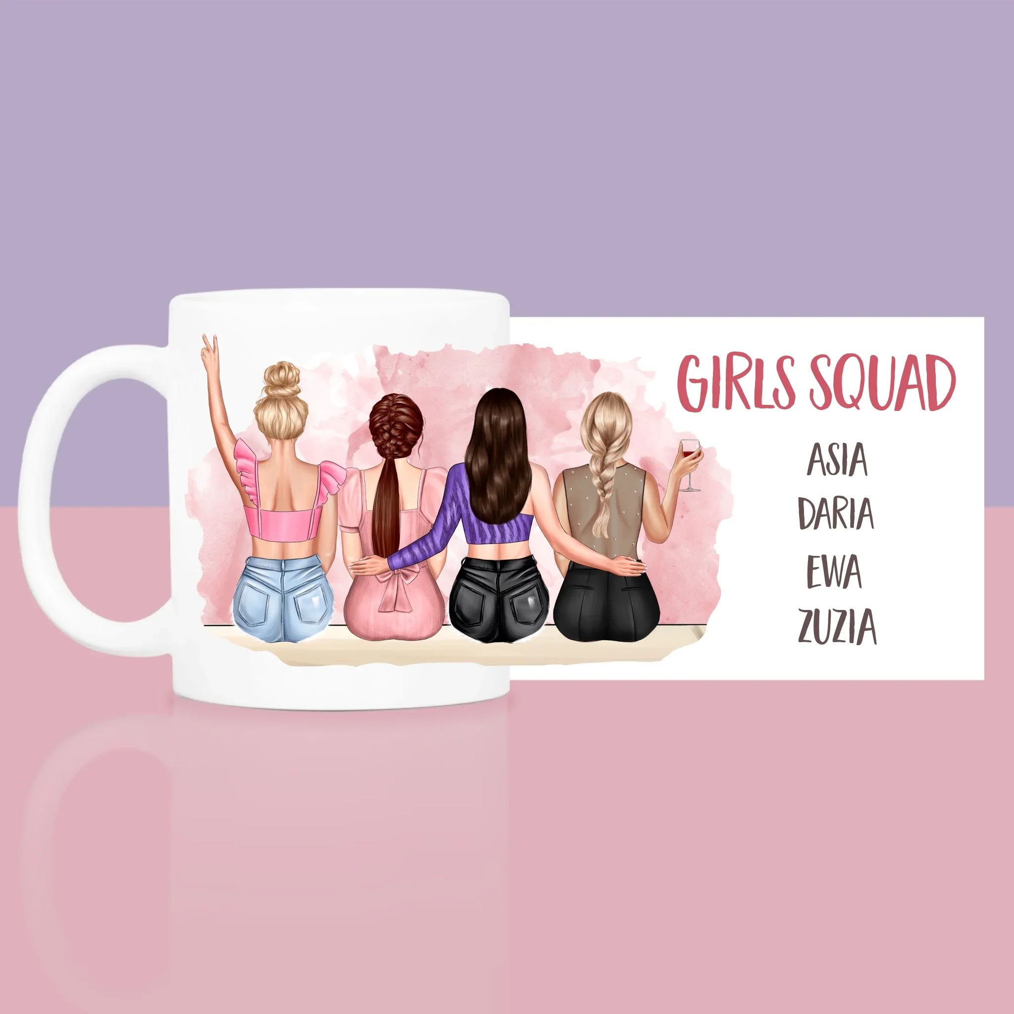 Kreator Postaci: Girls Squad - Zestaw prezentowy z kubkiem i różanym spa - Image 5