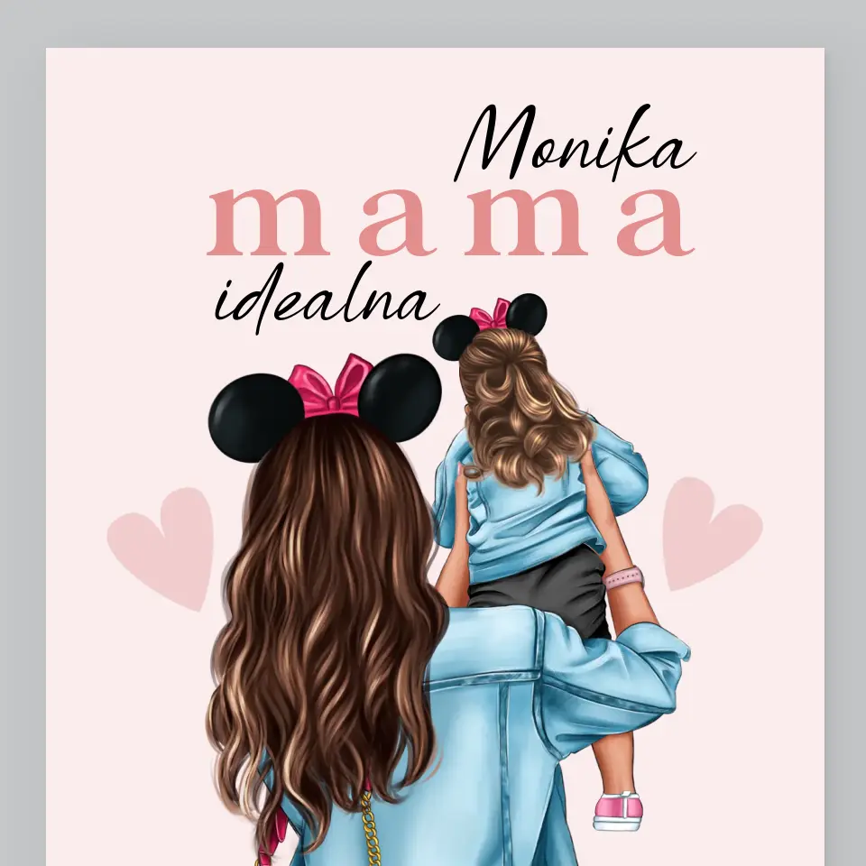 Kreator Postaci: Idealna Mama - Wydruk Obramowany - Image 2