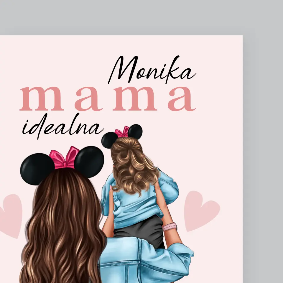 Kreator Postaci: Idealna Mama - Wydruk Obramowany - Image 3