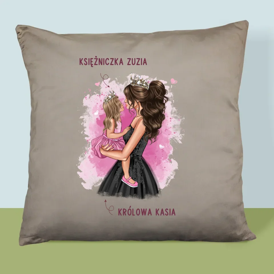 Kreator Postaci: Księżniczka Mamusi - Personalizowana Poduszka - Image 3