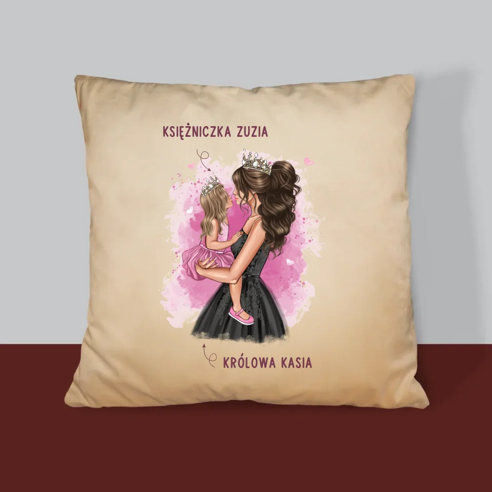 Kreator Postaci: Księżniczka Mamusi - Personalizowana Poduszka - Image 4