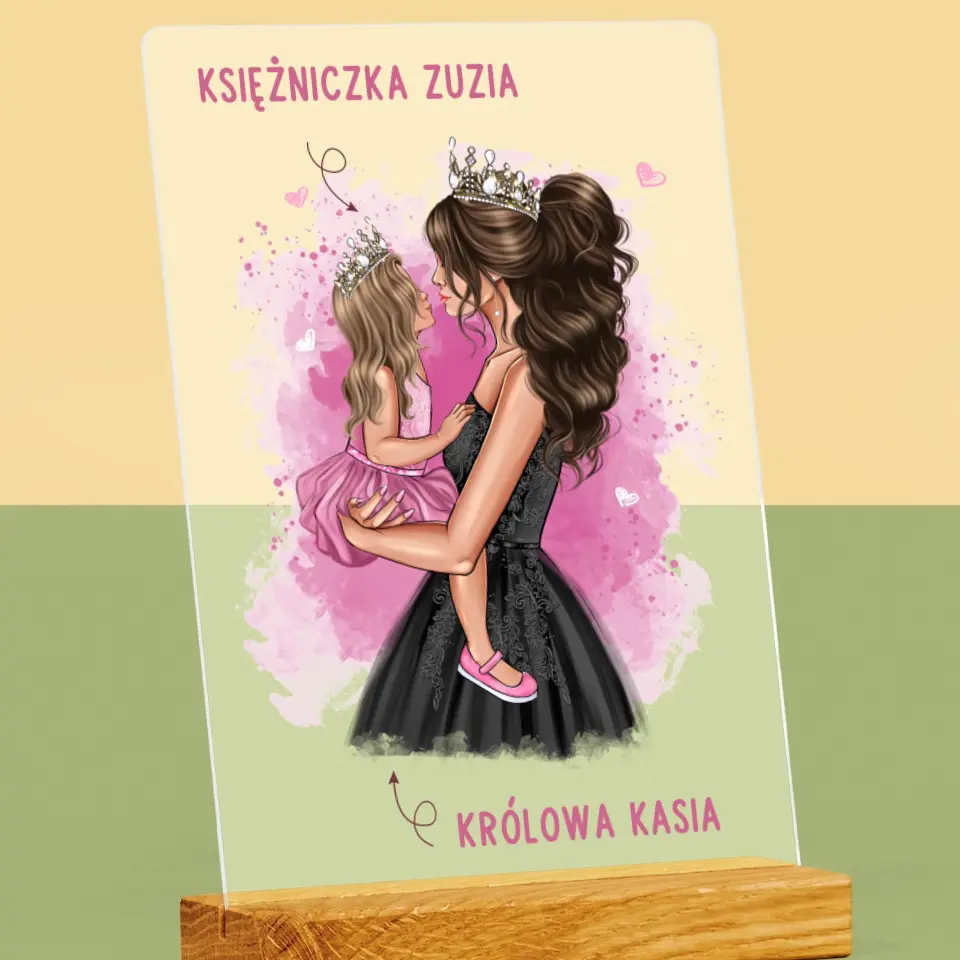 Kreator Postaci: Księżniczka Mamusi - Wydruk Na Szkle Akrylowym - Image 2