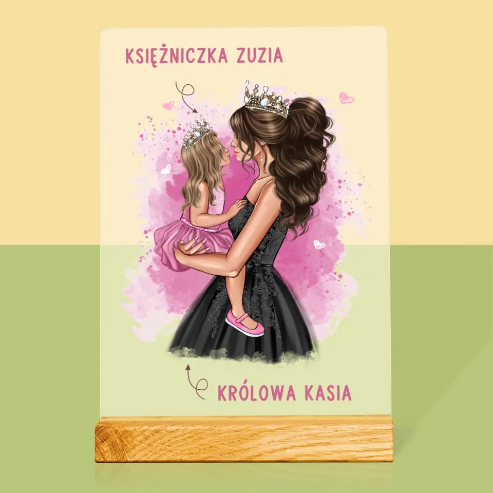 Kreator Postaci: Księżniczka Mamusi - Wydruk Na Szkle Akrylowym - Image 3