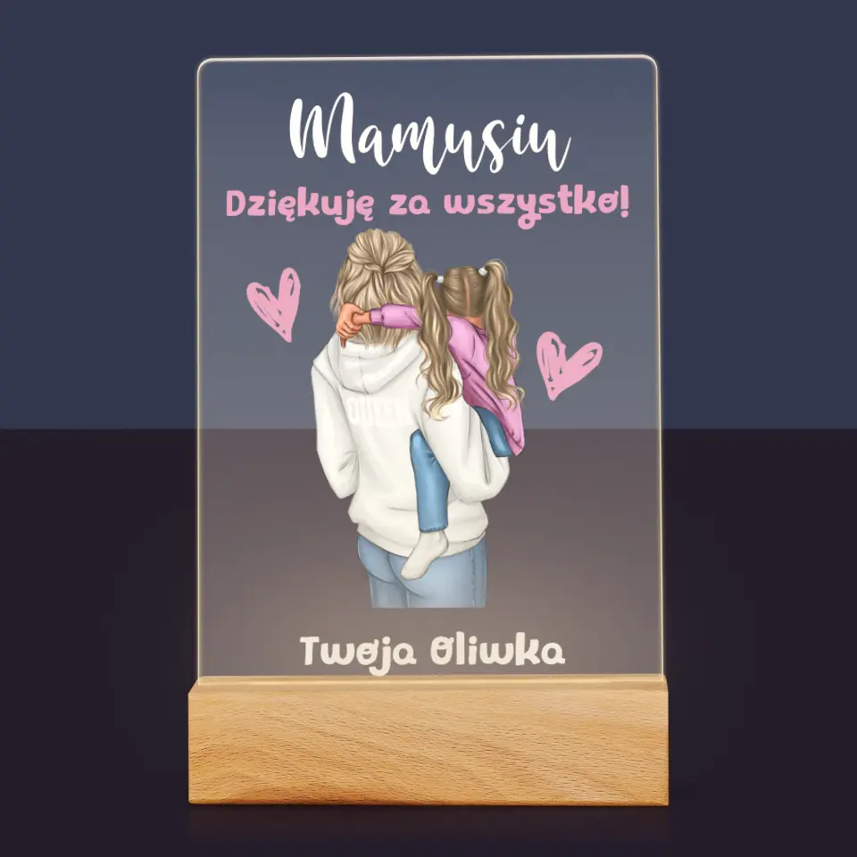 Kreator Postaci: Mama z Dzieckiem - Wydruk Na Szkle Akrylowym - Image 7