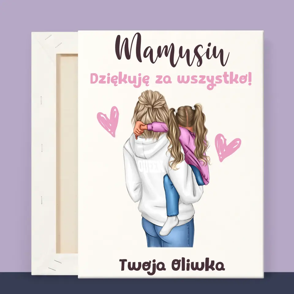 Kreator Postaci: Mama z Dzieckiem - Wydruk Obramowany - Image 11