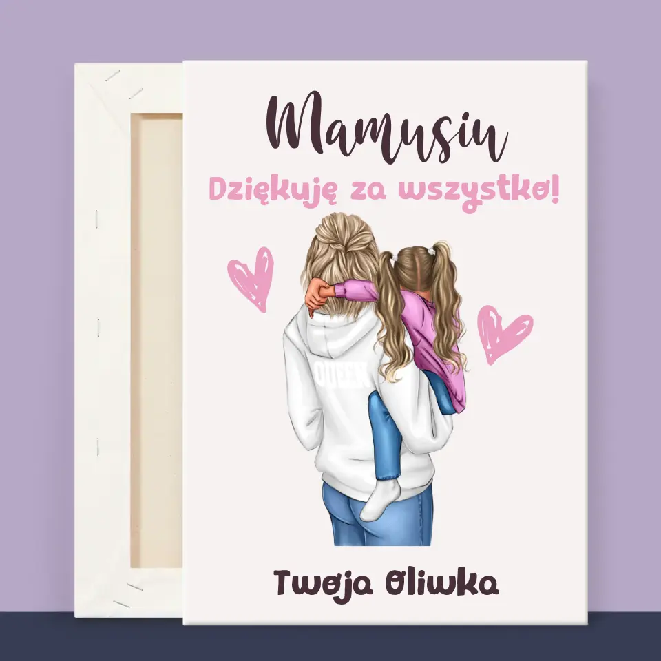 Kreator Postaci: Mama z Dzieckiem - Wydruk Obramowany - Image 13