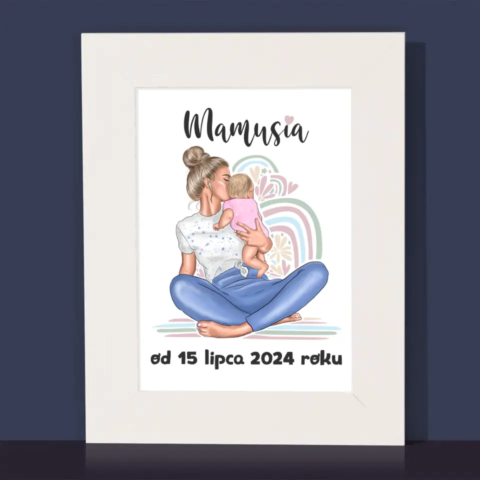 Kreator Postaci: Młoda Mama - Ramka Na Zdjęcie - Image 2