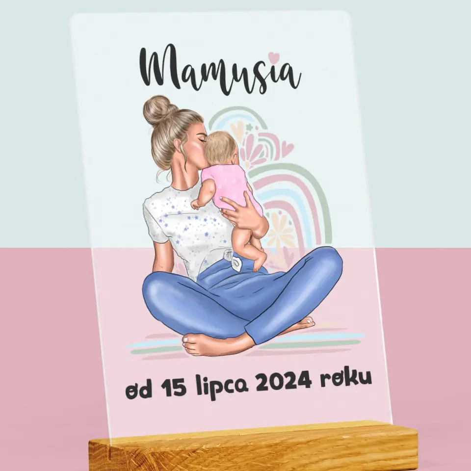Kreator Postaci: Młoda Mama - Wydruk Na Szkle Akrylowym - Image 2