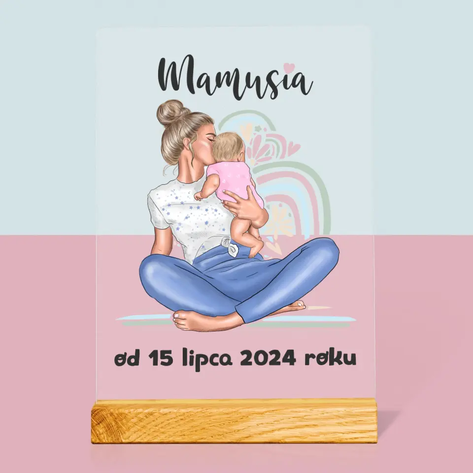 Kreator Postaci: Młoda Mama - Wydruk Na Szkle Akrylowym - Image 3