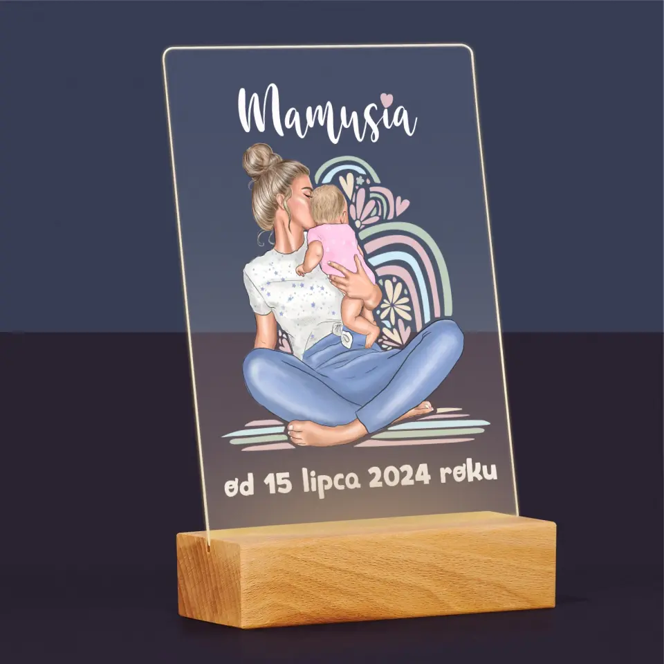 Kreator Postaci: Młoda Mama - Wydruk Na Szkle Akrylowym - Image 5