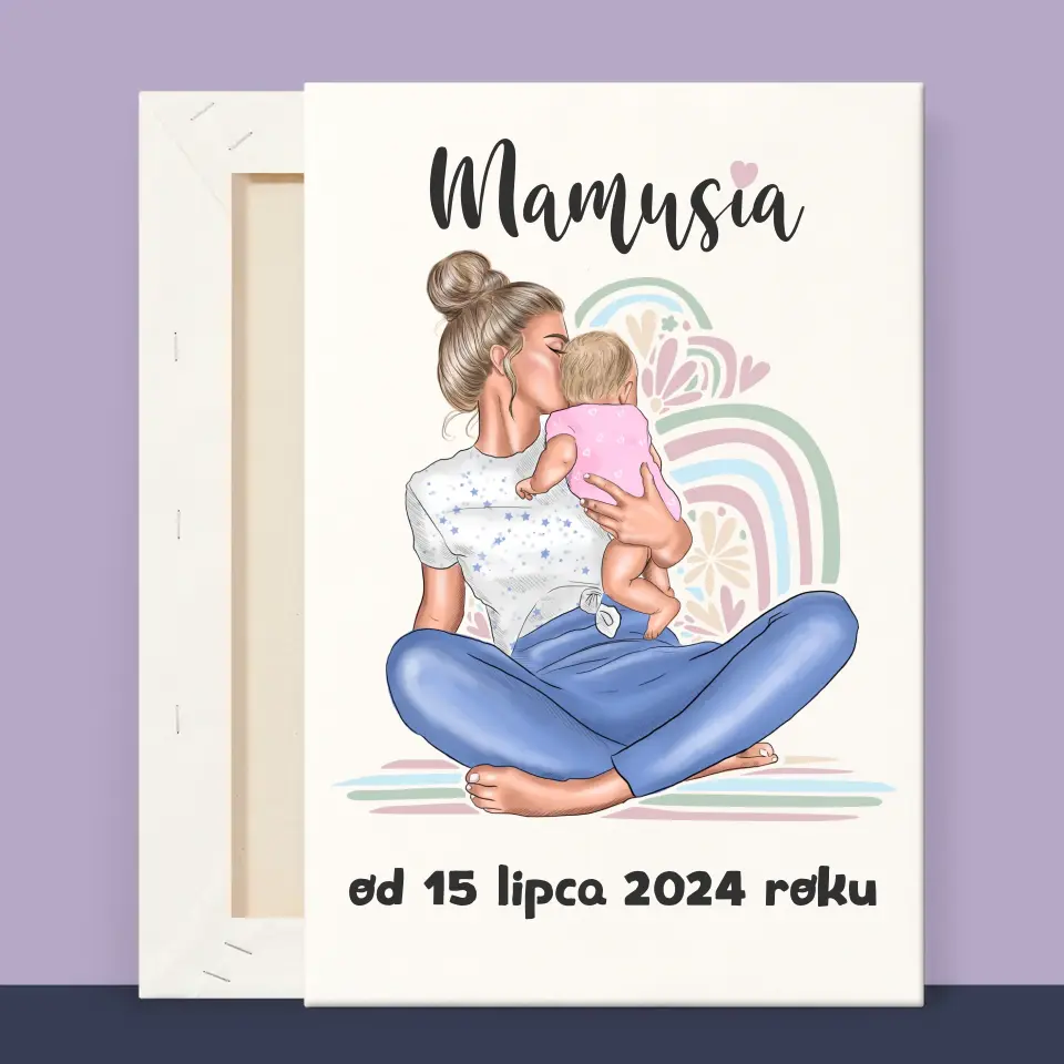Kreator Postaci: Młoda Mama - Wydruk Obramowany - Image 12