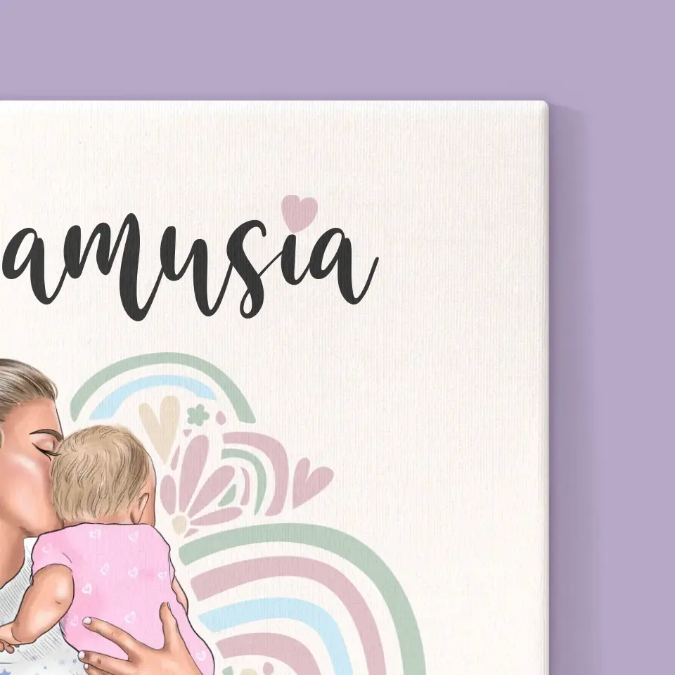 Kreator Postaci: Młoda Mama - Wydruk Obramowany - Image 14