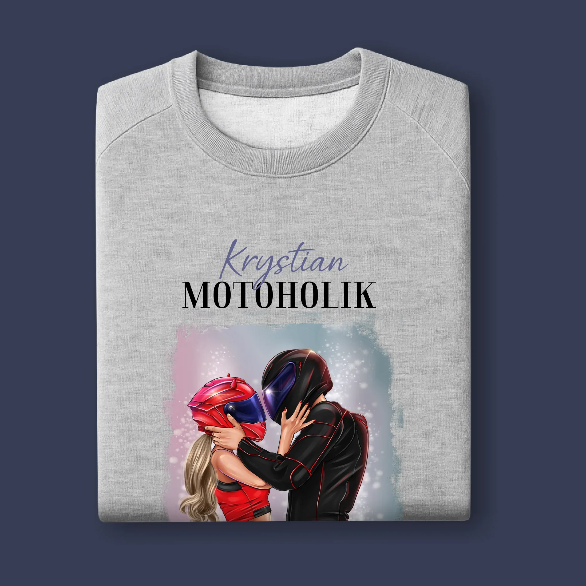 Kreator Postaci: Motoholik - Bluza Męska z Kapturem - Image 11