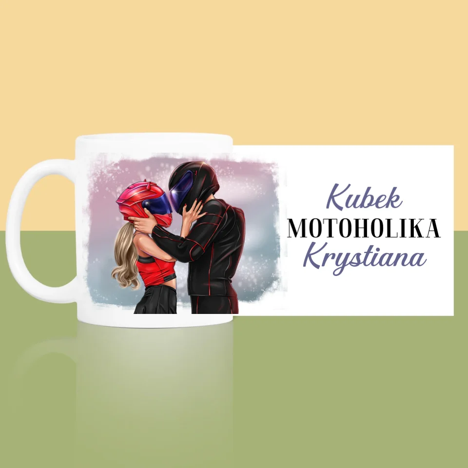 Kreator Postaci: Motoholik - Kubek z Nadrukiem - Image 3