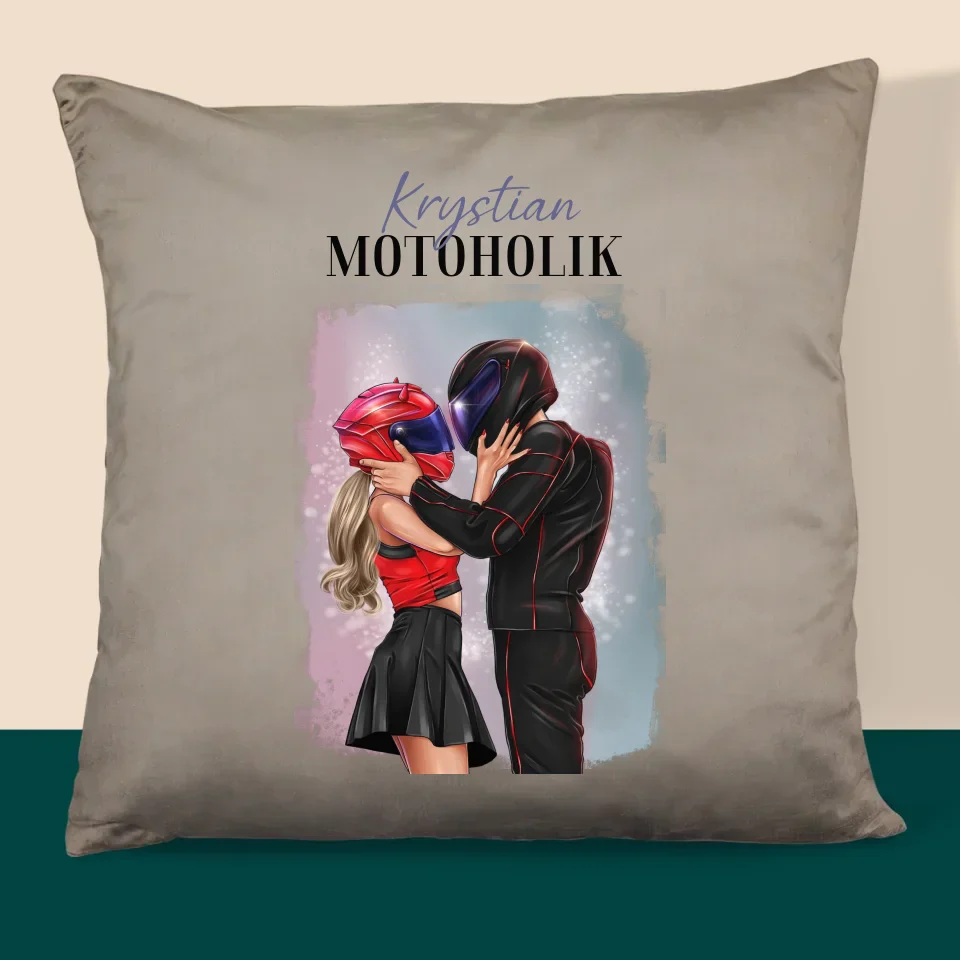 Kreator Postaci: Motoholik - Poduszka z Nadrukiem - Image 3