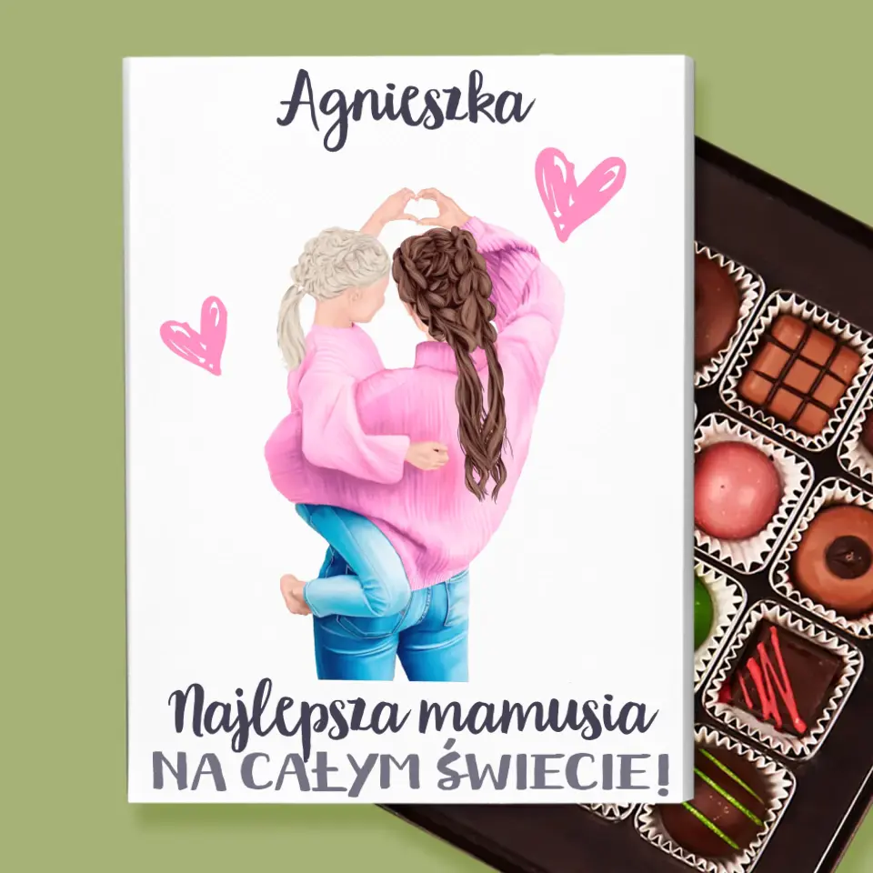 Kreator Postaci: Najlepsza Mamusia Na Świecie - Personalizowane Praliny - Image 2