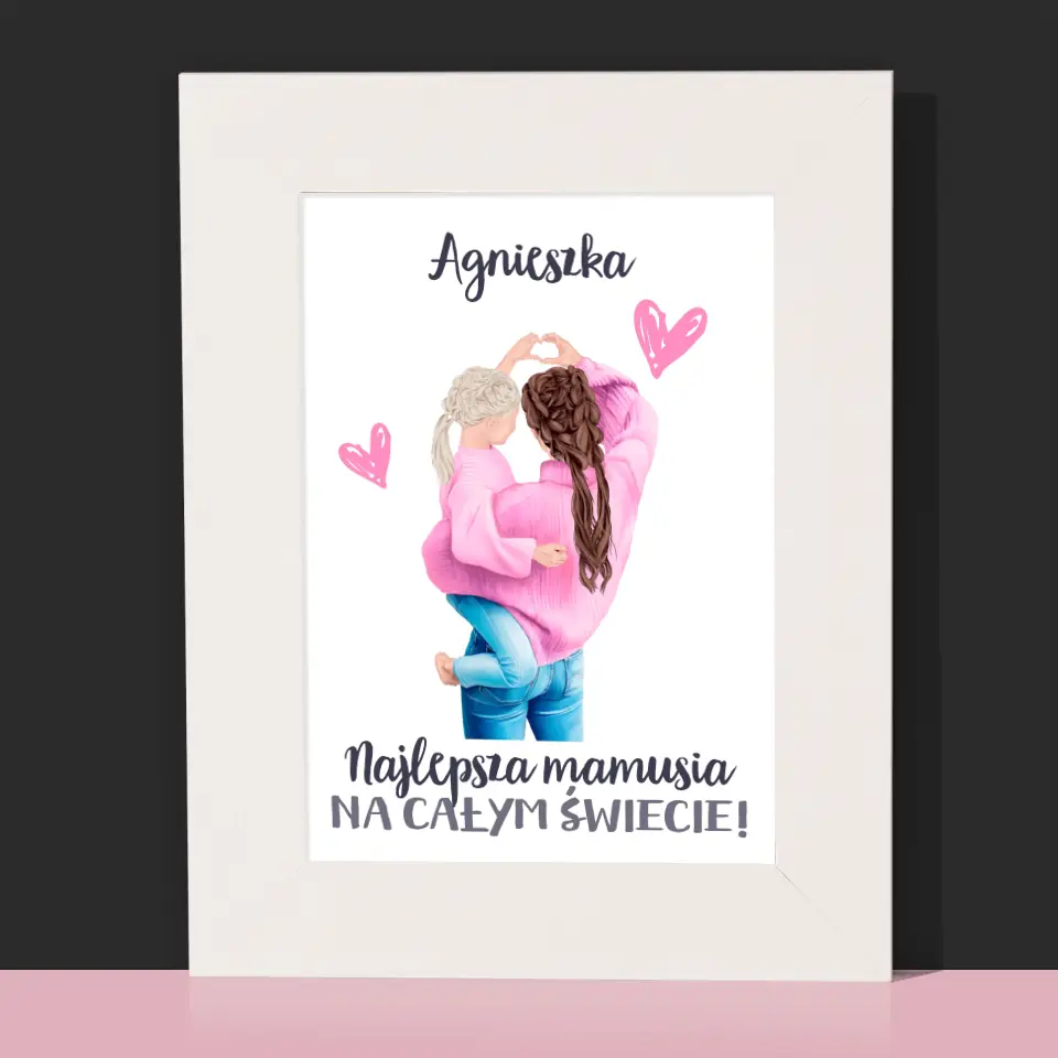 Kreator Postaci: Najlepsza Mamusia Na Świecie - Ramka Na Zdjęcie - Image 2