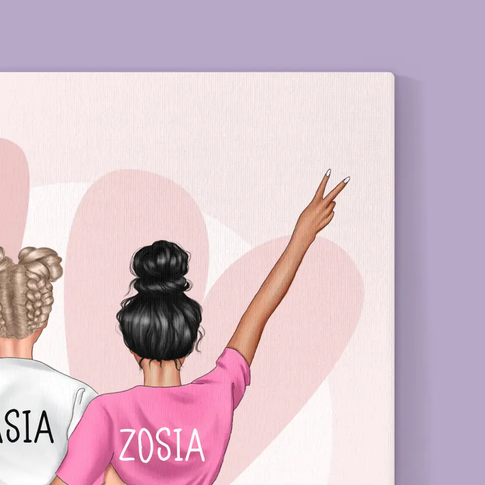 Kreator Postaci: Najlepsza Siostra Na Świecie - Wydruk Obramowany - Image 14