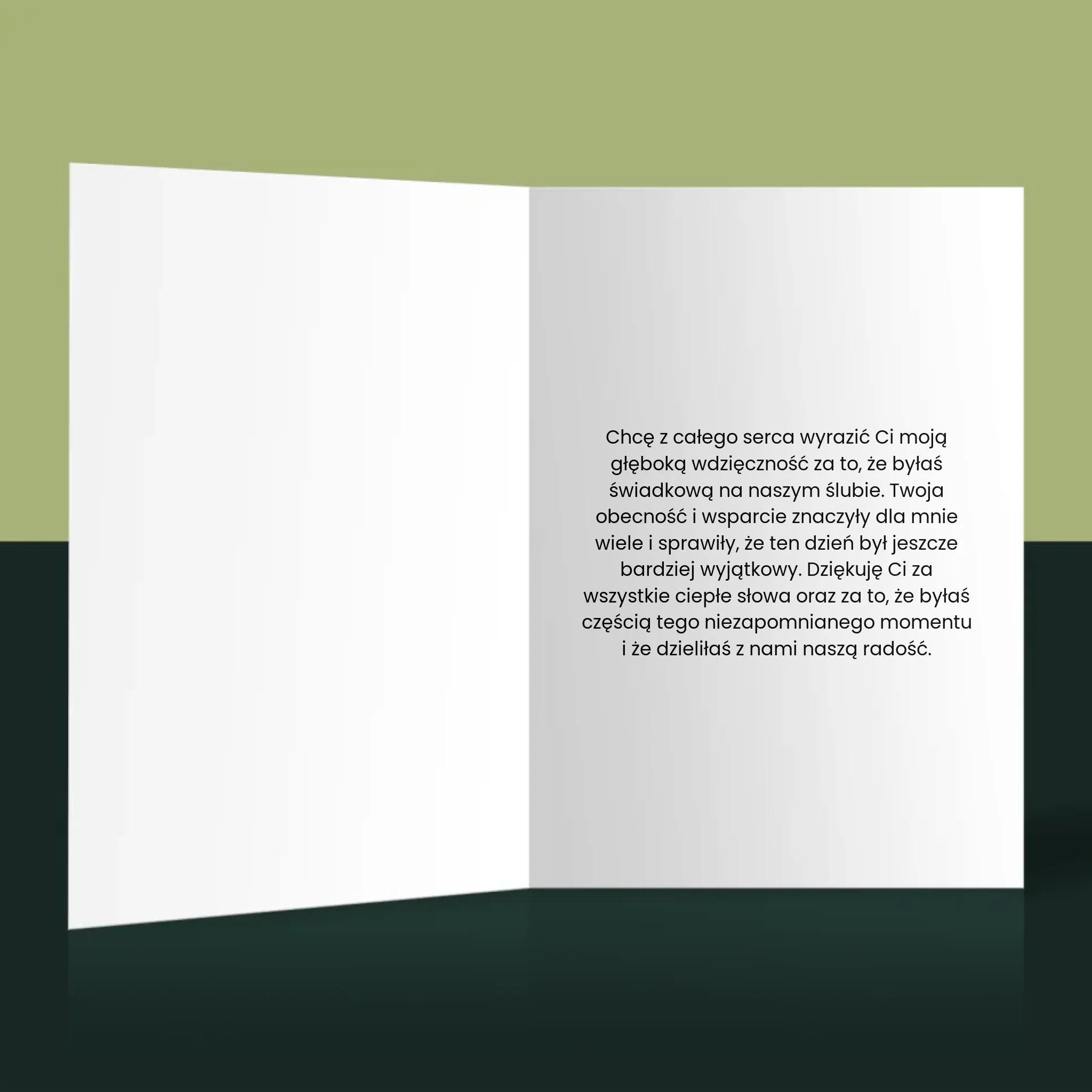 Kreator Postaci: Najlepsza Świadkowa - Kartka z Życzeniami - Image 6