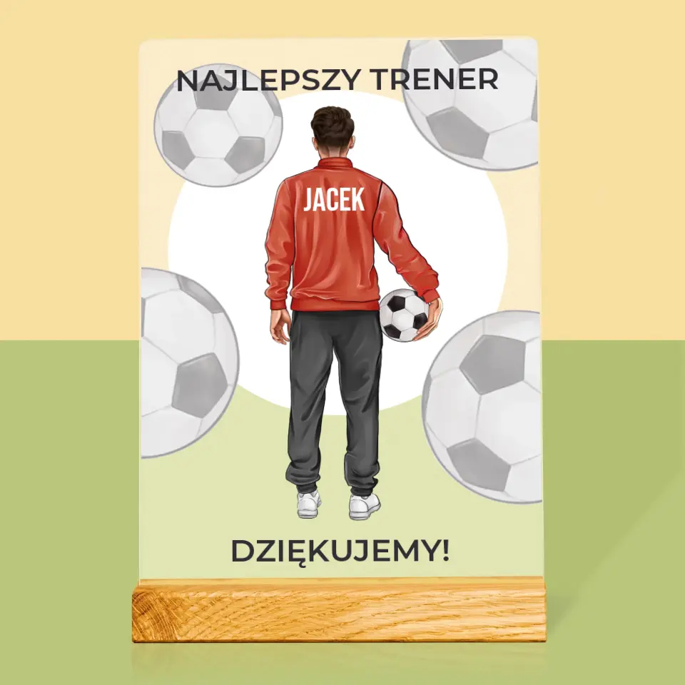 Kreator Postaci: Najlepszy Trener - Wydruk Na Szkle Akrylowym - Image 3