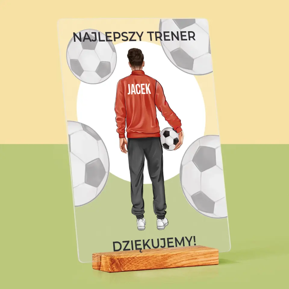 Kreator Postaci: Najlepszy Trener - Wydruk Na Szkle Akrylowym - Image 4