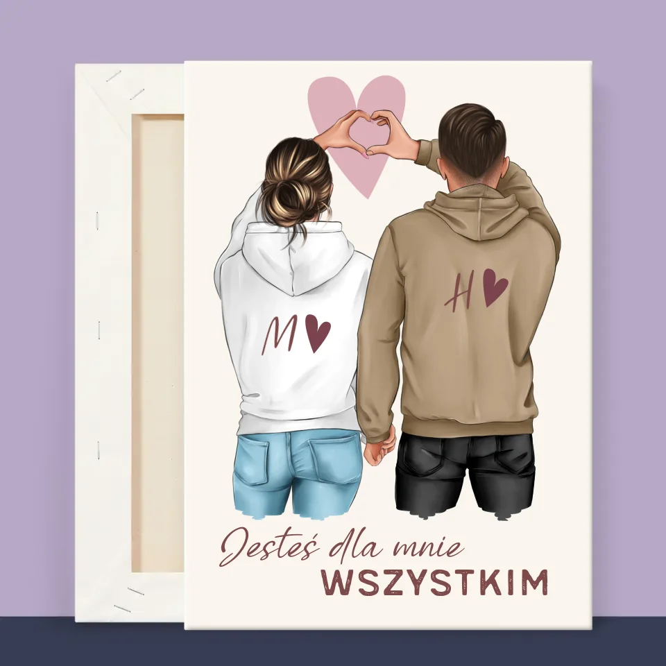 Kreator Postaci: Para Serce - Wydruk Obramowany - Image 14