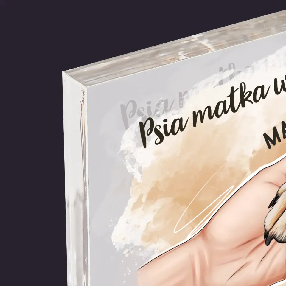 Kreator Postaci: Psia Matka - Blok Akrylowy - poziom - Image 4