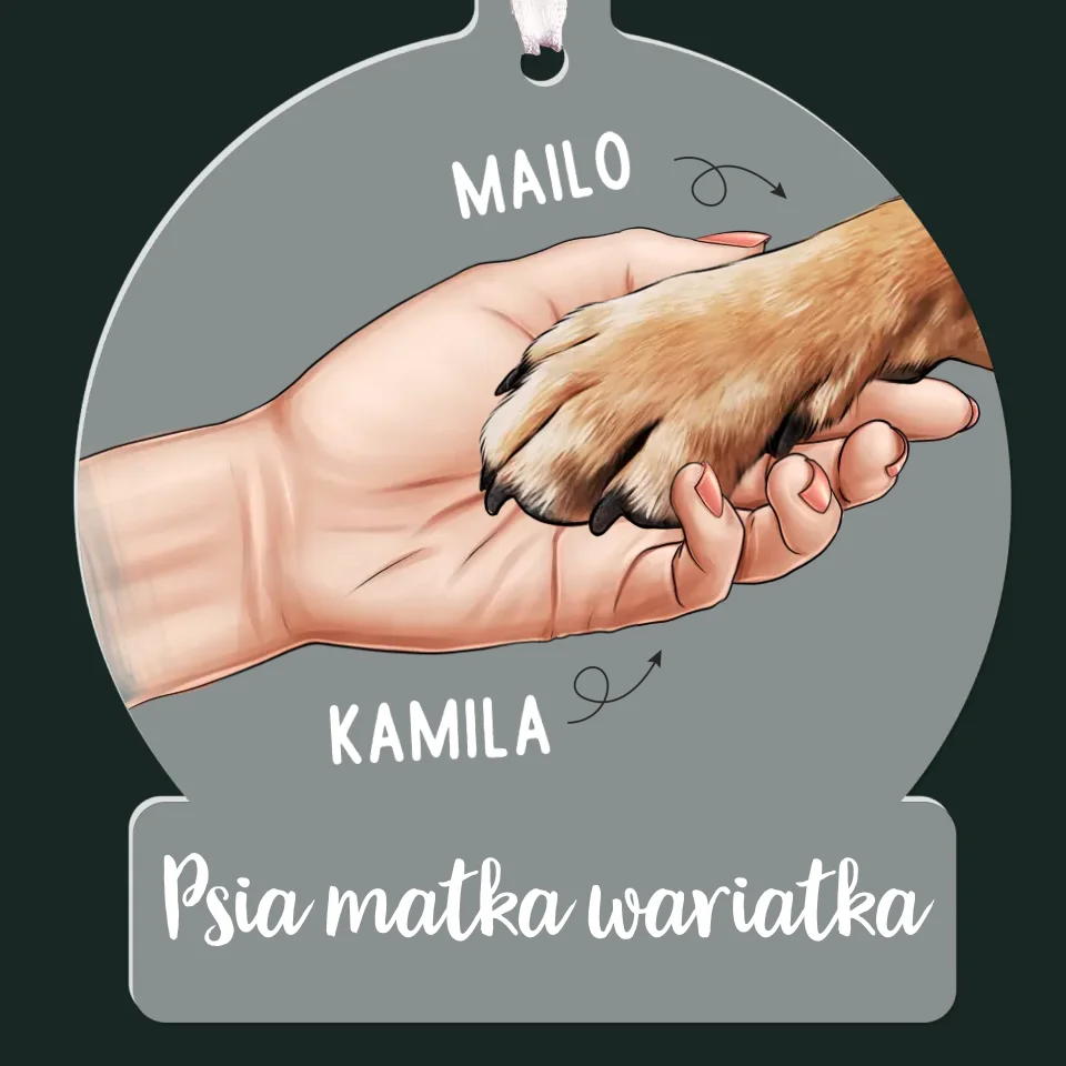 Kreator Postaci: Psia Matka - Bombka Świąteczna Kula - Image 2