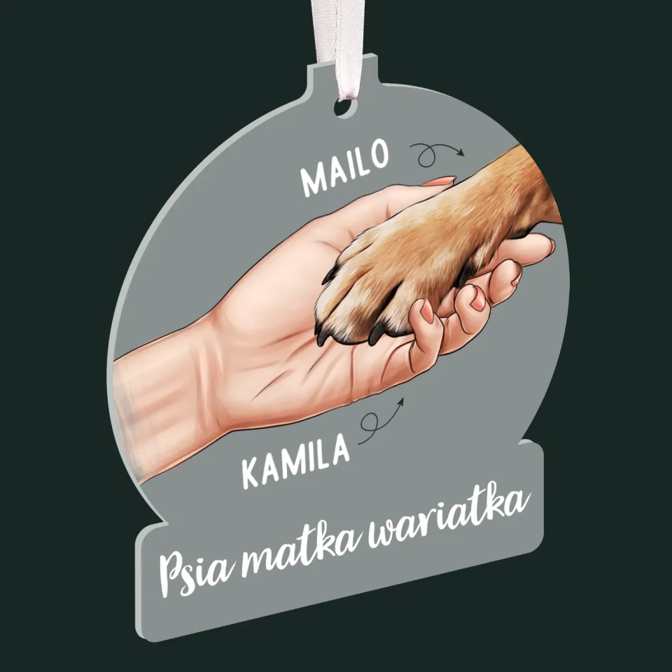 Kreator Postaci: Psia Matka - Bombka Świąteczna Kula - Image 3