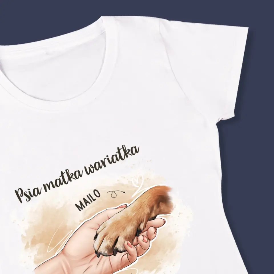 Kreator Postaci: Psia Matka - Koszulka Damska - Image 4