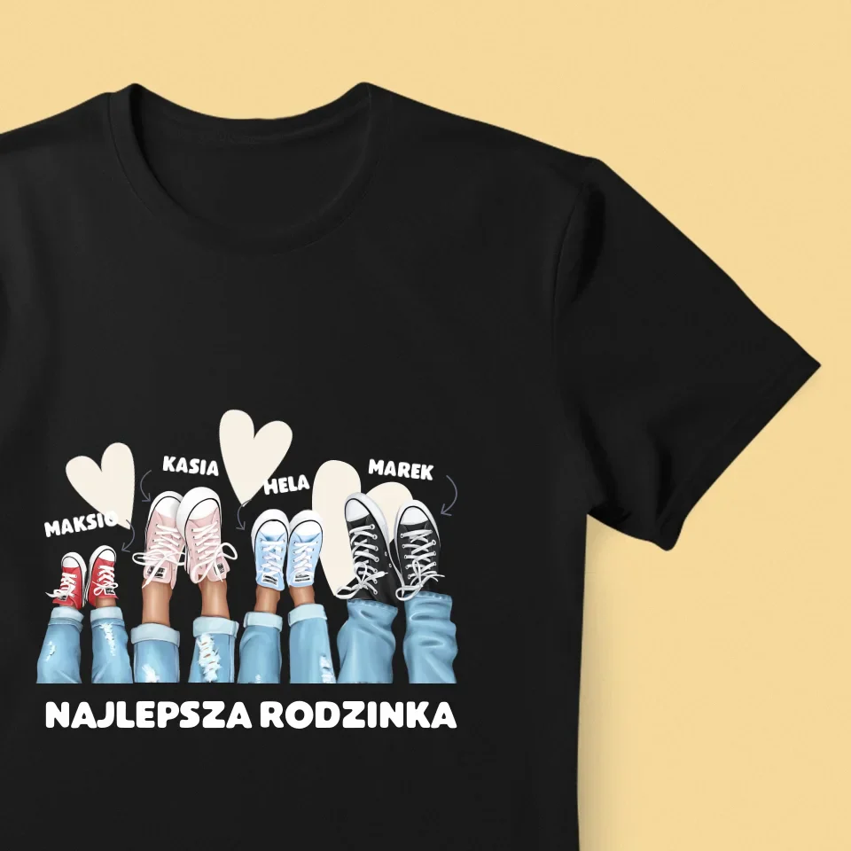 Kreator Postaci: Rodzinka Trampki - Koszulka Męska - Image 8