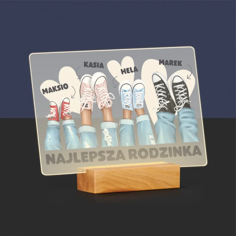 Kreator Postaci: Rodzinka Trampki - Wydruk Na Szkle Akrylowym - Image 8