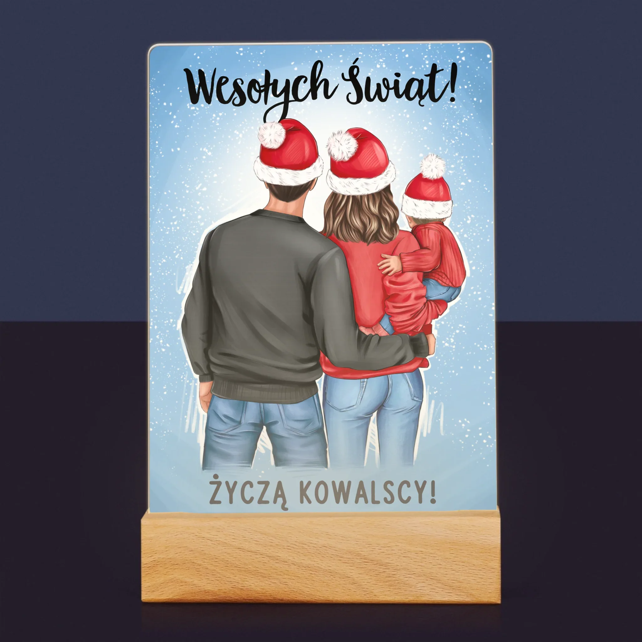 Kreator Postaci: Świąteczna Rodzina - Wydruk Na Szkle Akrylowym - Image 7