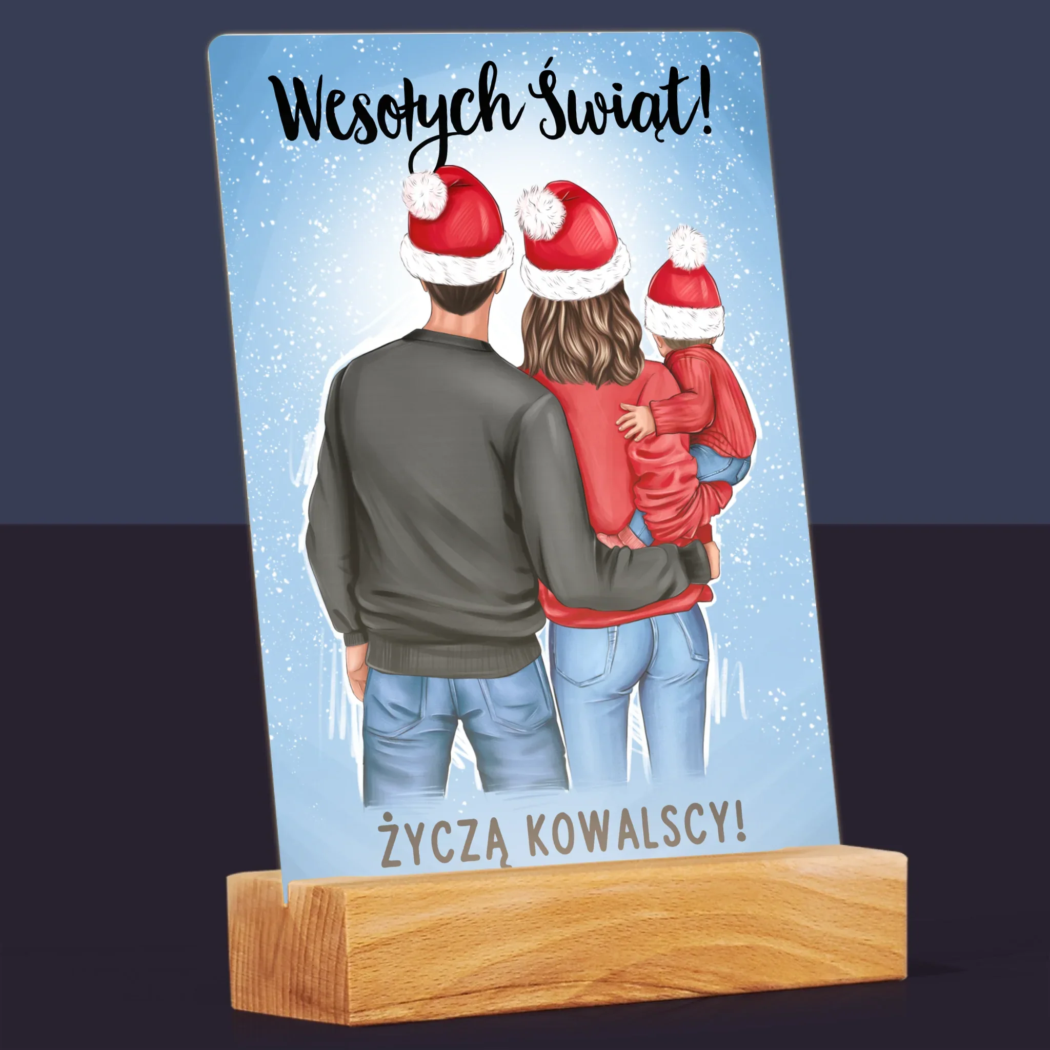 Kreator Postaci: Świąteczna Rodzina - Wydruk Na Szkle Akrylowym - Image 8