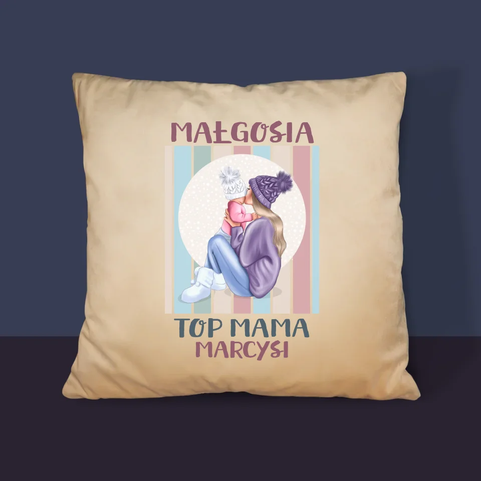 Kreator Postaci: Top Mama - Personalizowana Poduszka - Image 4