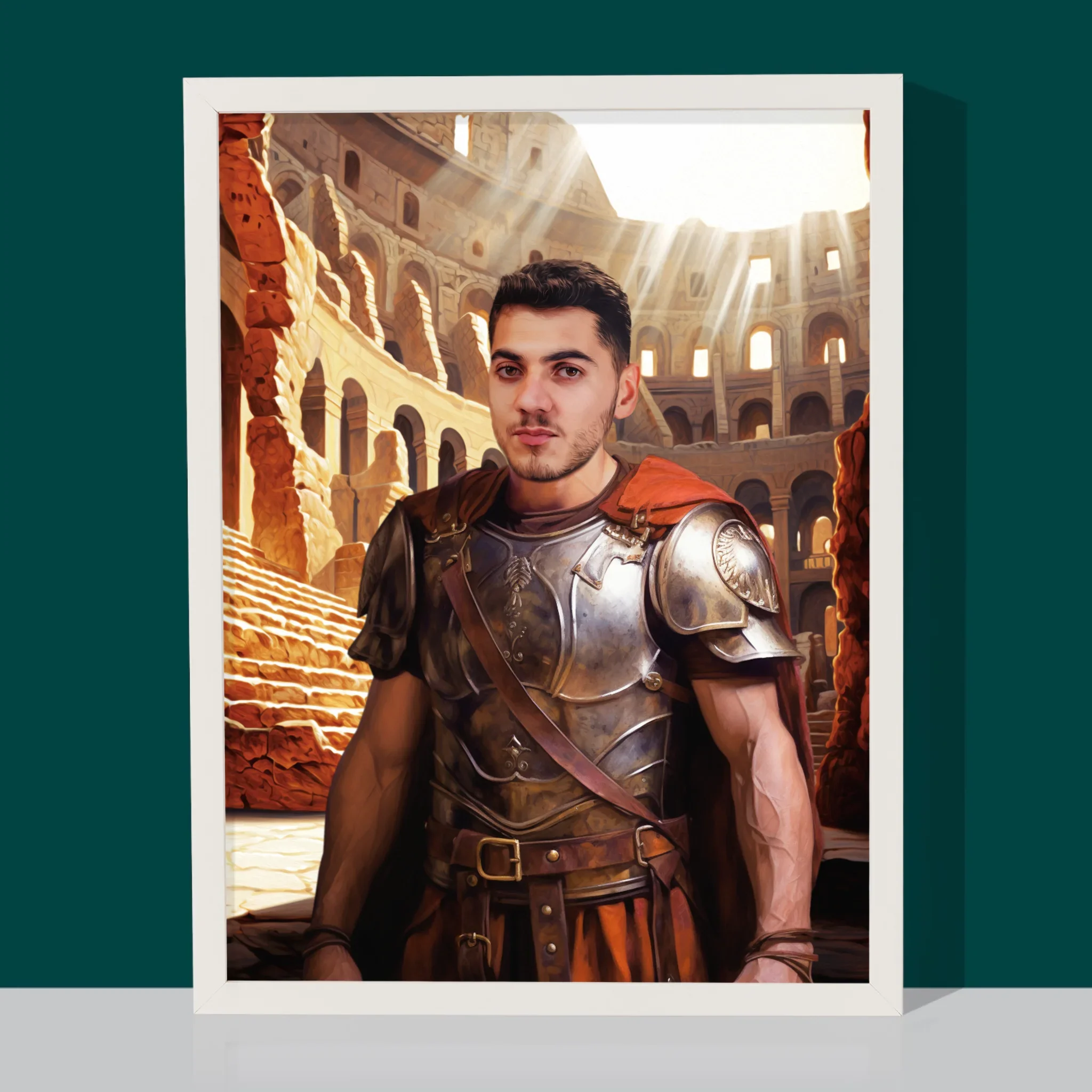 Królewski Portret: Gladiator - Wydruk z Twoim Zdjęciem - Image 4