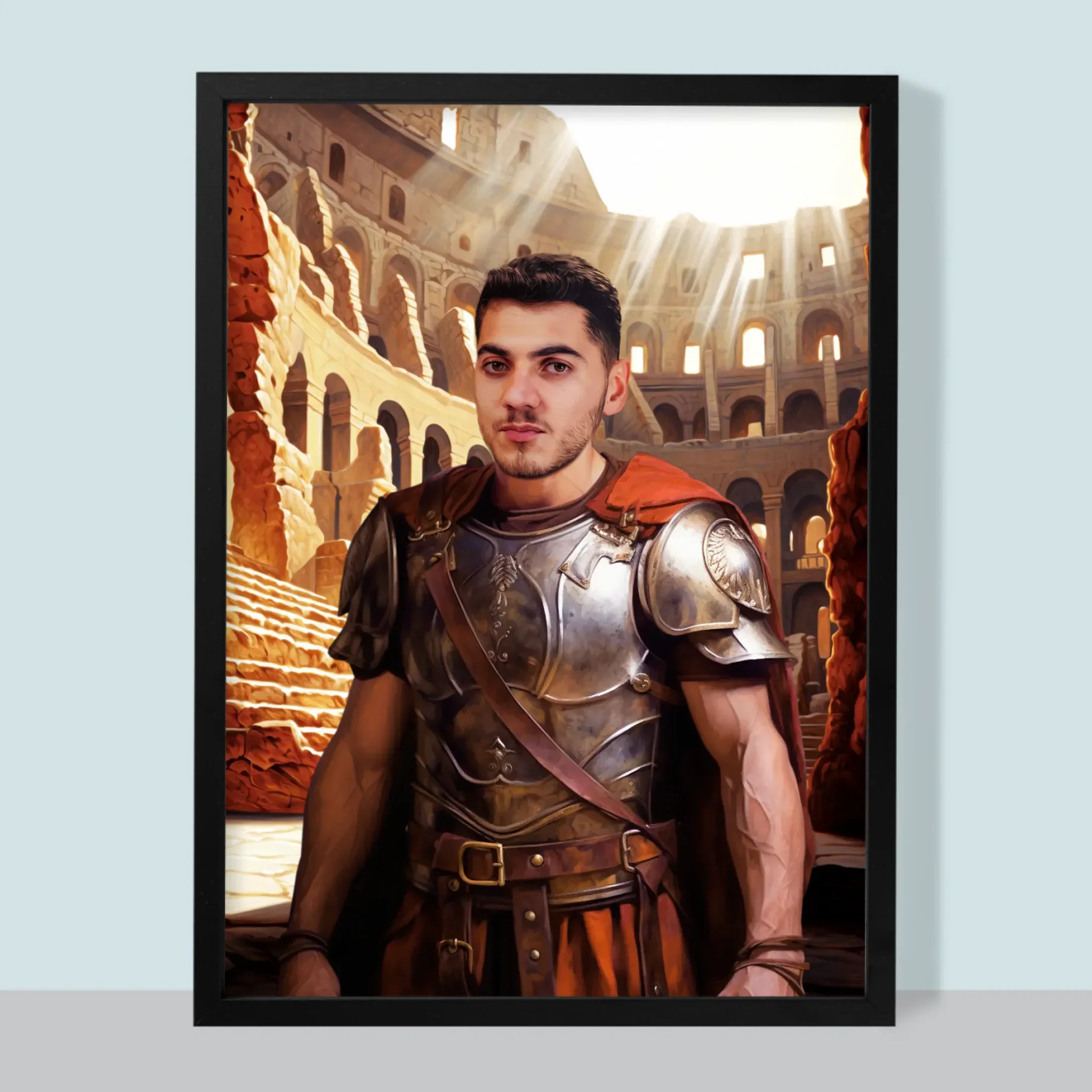 Królewski Portret: Gladiator - Wydruk z Twoim Zdjęciem - Image 7