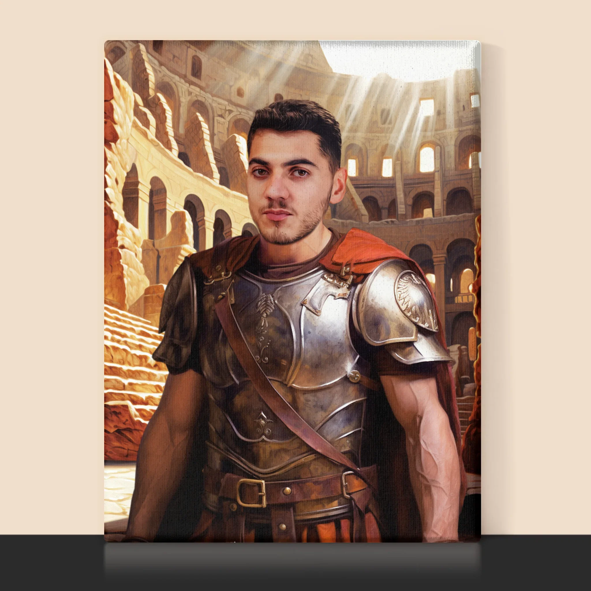 Królewski Portret: Gladiator - Wydruk z Twoim Zdjęciem - Image 9