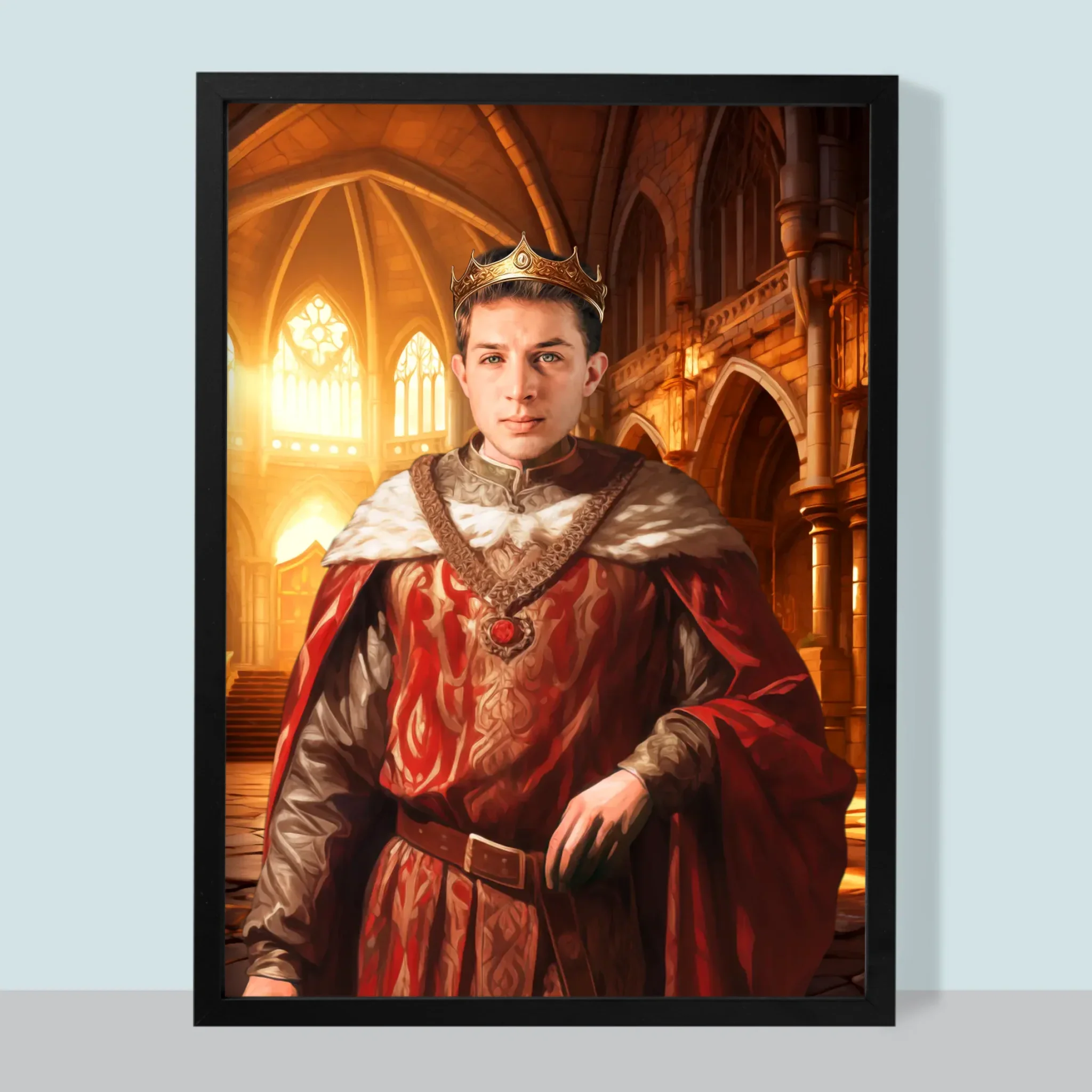 Królewski Portret: Król - Wydruk z Twoim Zdjęciem - Image 7