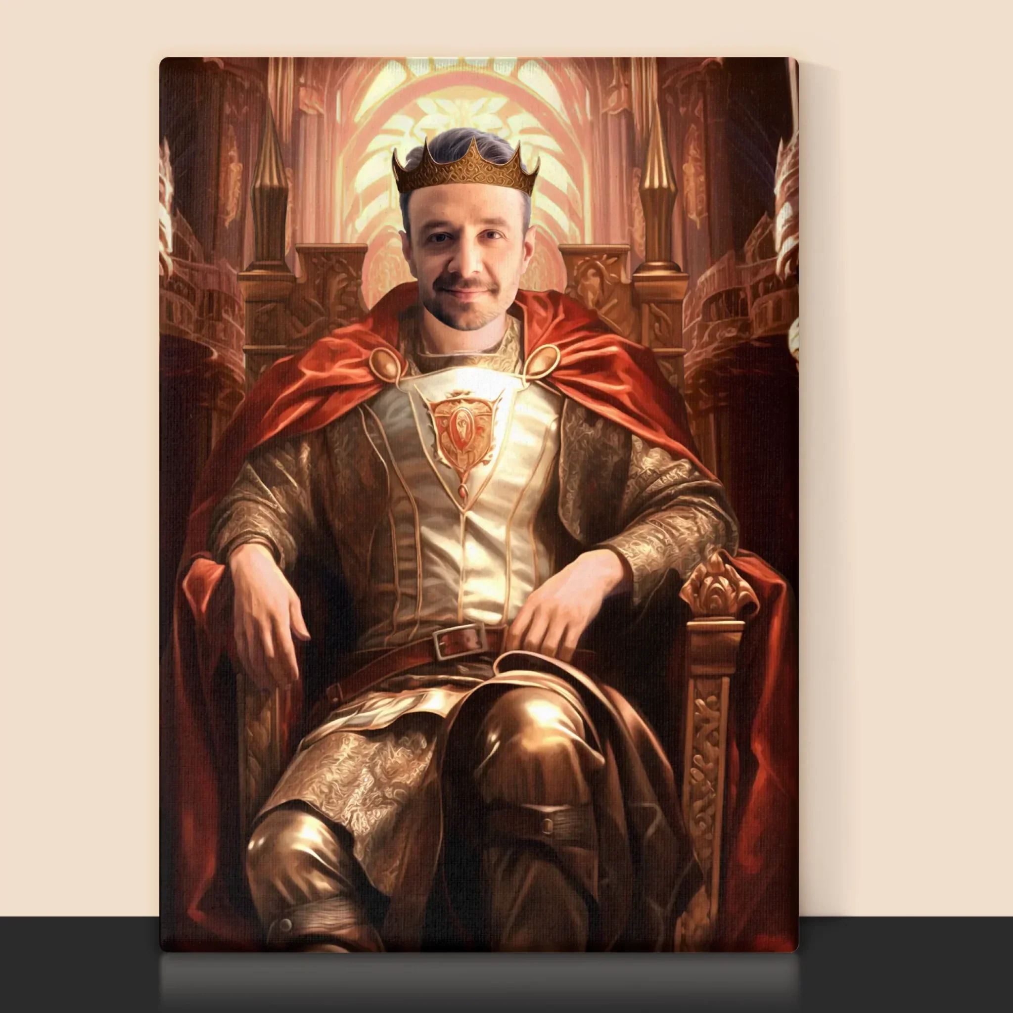 Królewski Portret: Królewski Tron - Wydruk z Twoim Zdjęciem - Image 10