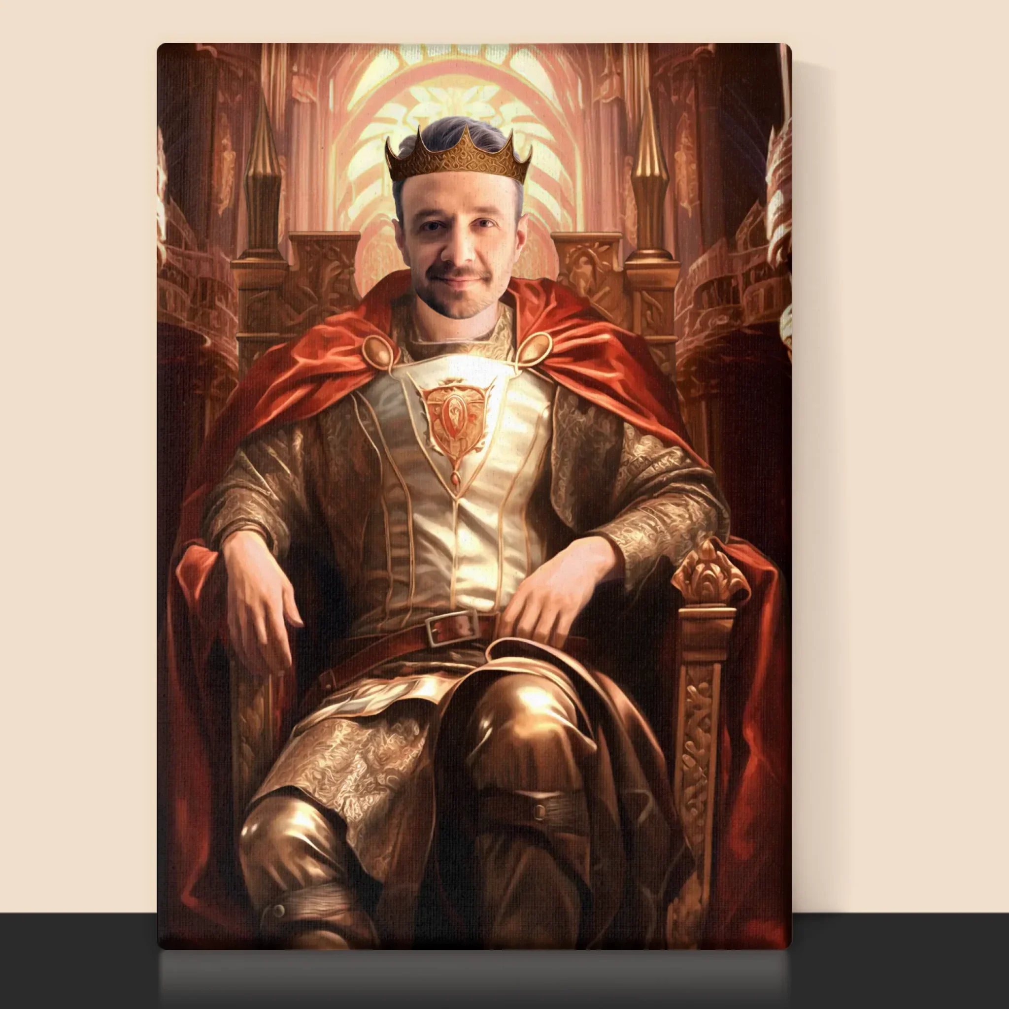 Królewski Portret: Królewski Tron - Wydruk z Twoim Zdjęciem - Image 11
