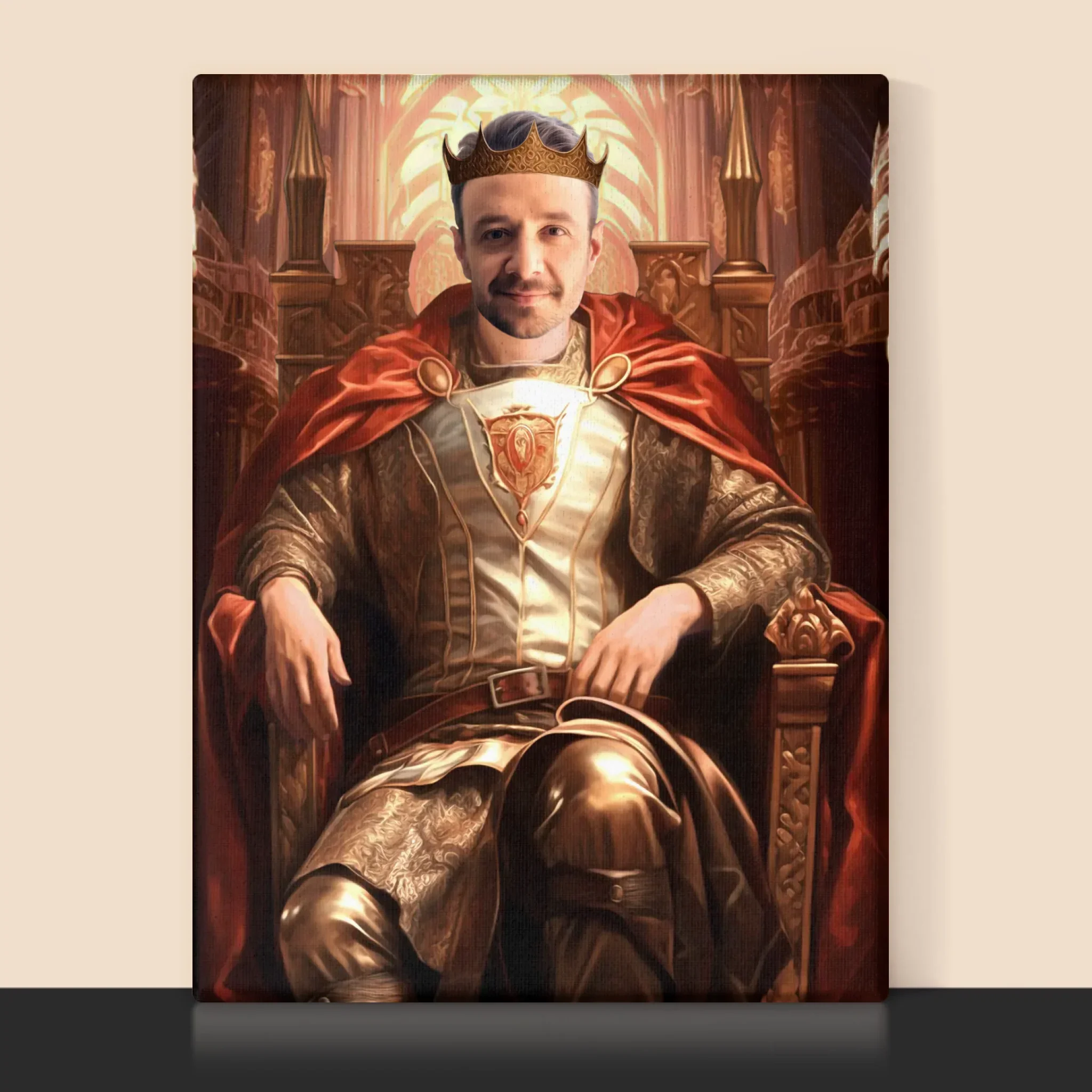 Królewski Portret: Królewski Tron - Wydruk z Twoim Zdjęciem - Image 8