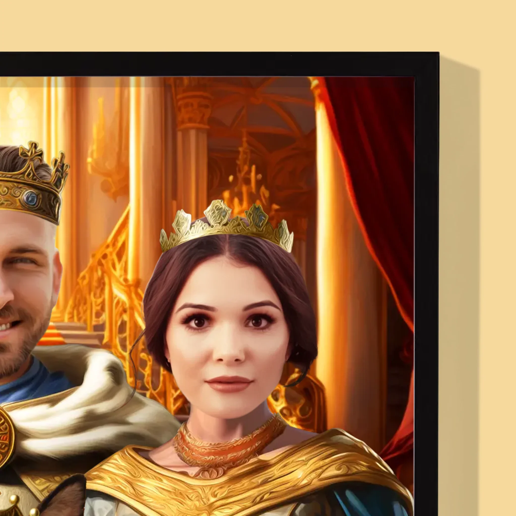 Królewski Portret: Władcy z Pupilem - Wydruk z Twoim Zdjęciem - Image 2