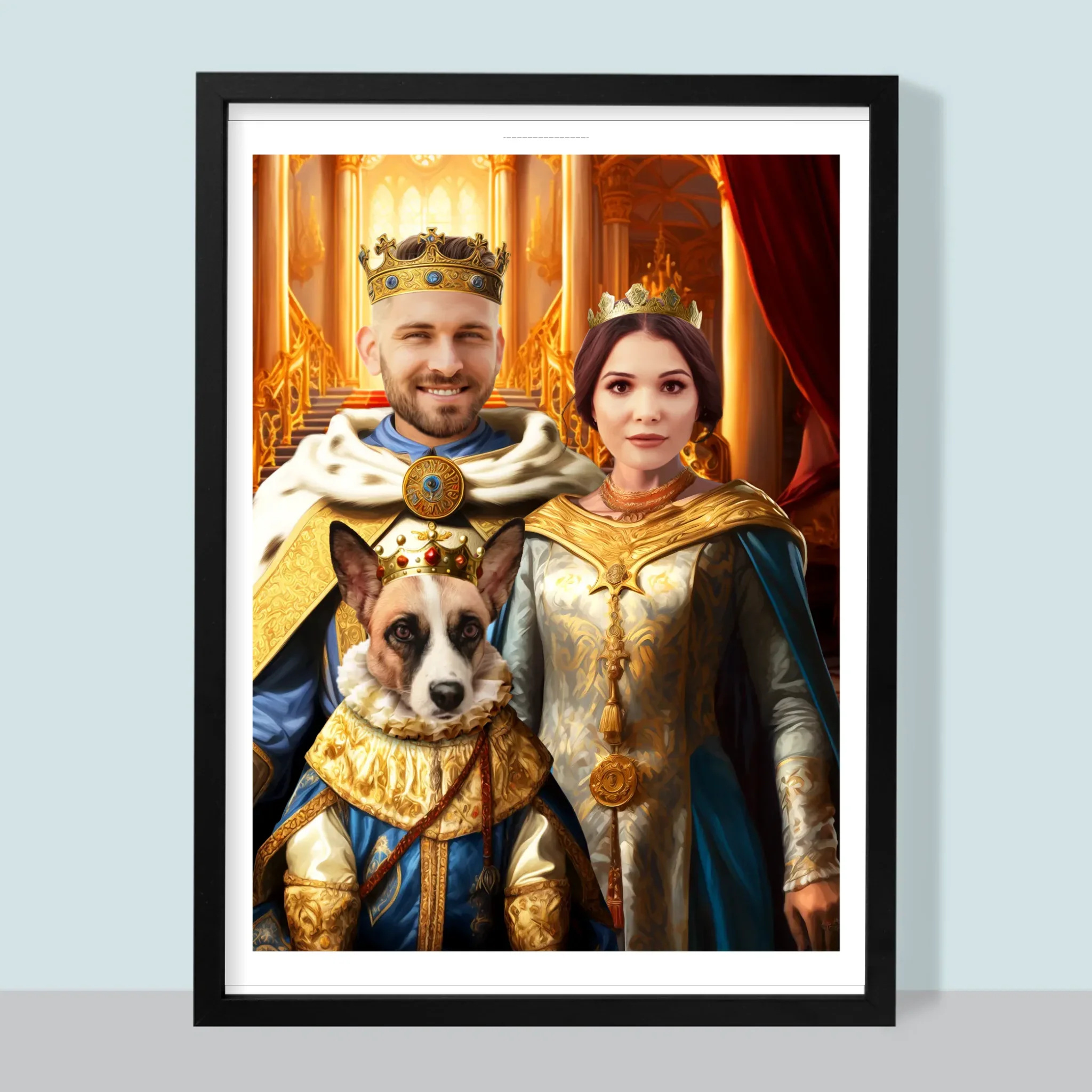 Królewski Portret: Władcy z Pupilem - Wydruk z Twoim Zdjęciem - Image 7