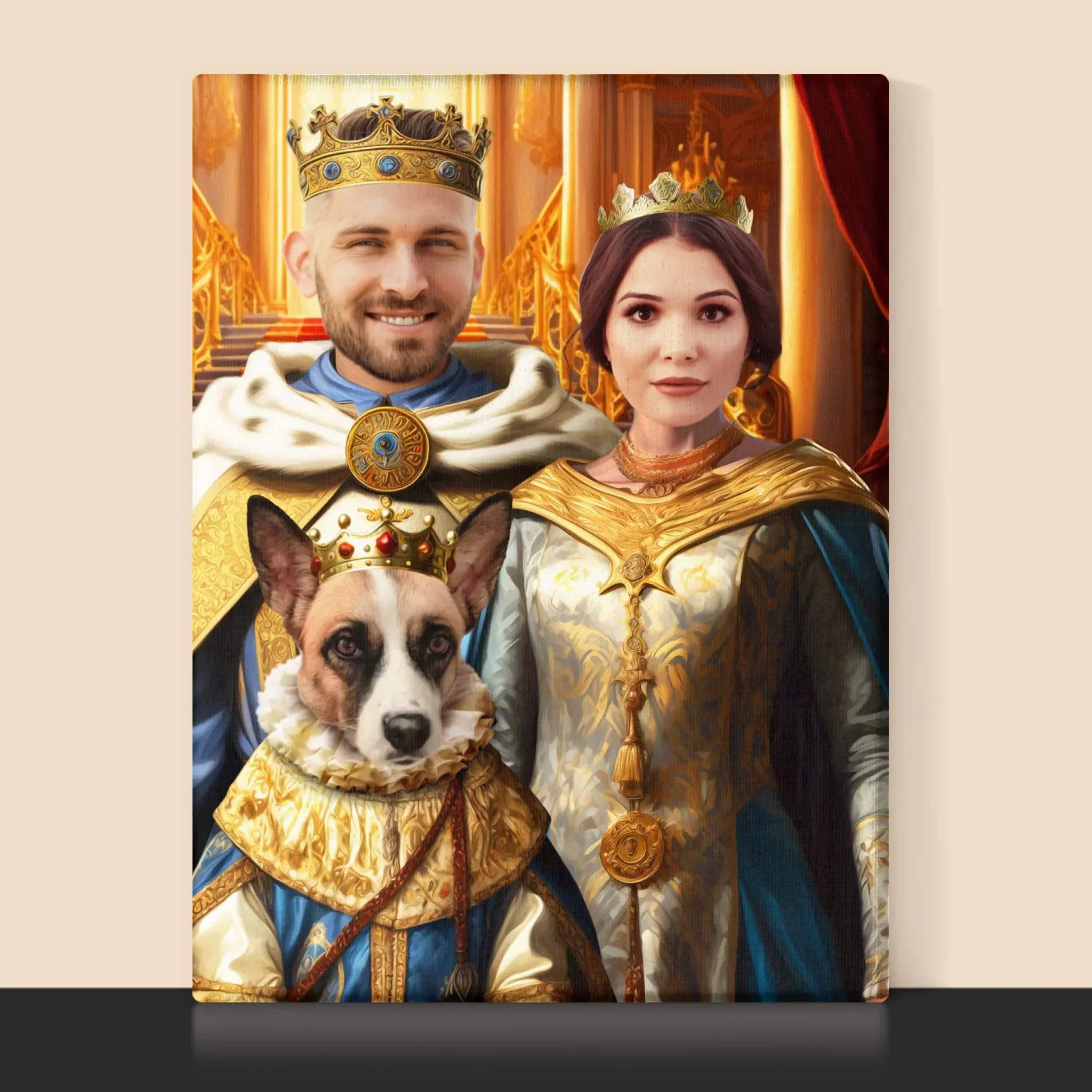 Królewski Portret: Władcy z Pupilem - Wydruk z Twoim Zdjęciem - Image 9